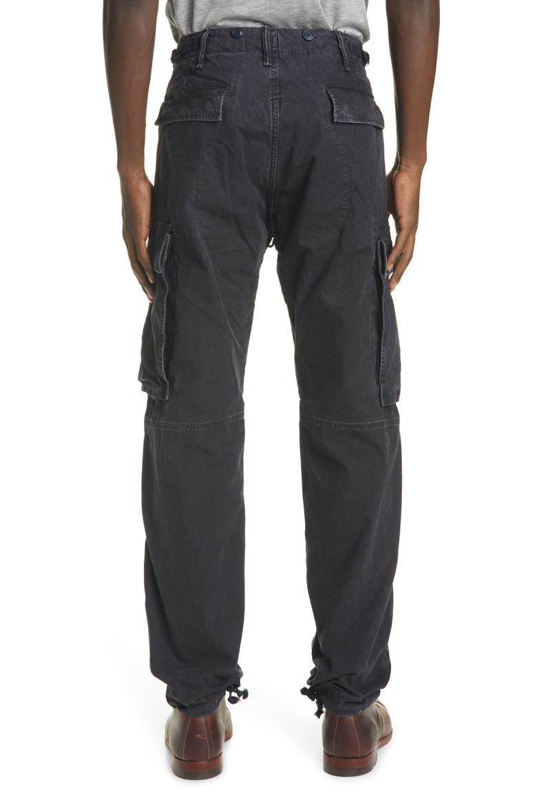 RRL Surplus Cargo Pants, Alternate, color, BLACK