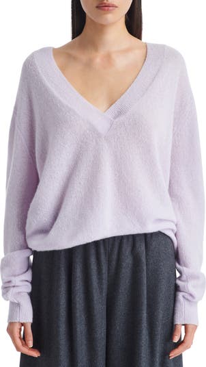 Cashmere Blend V-Neck Sweater