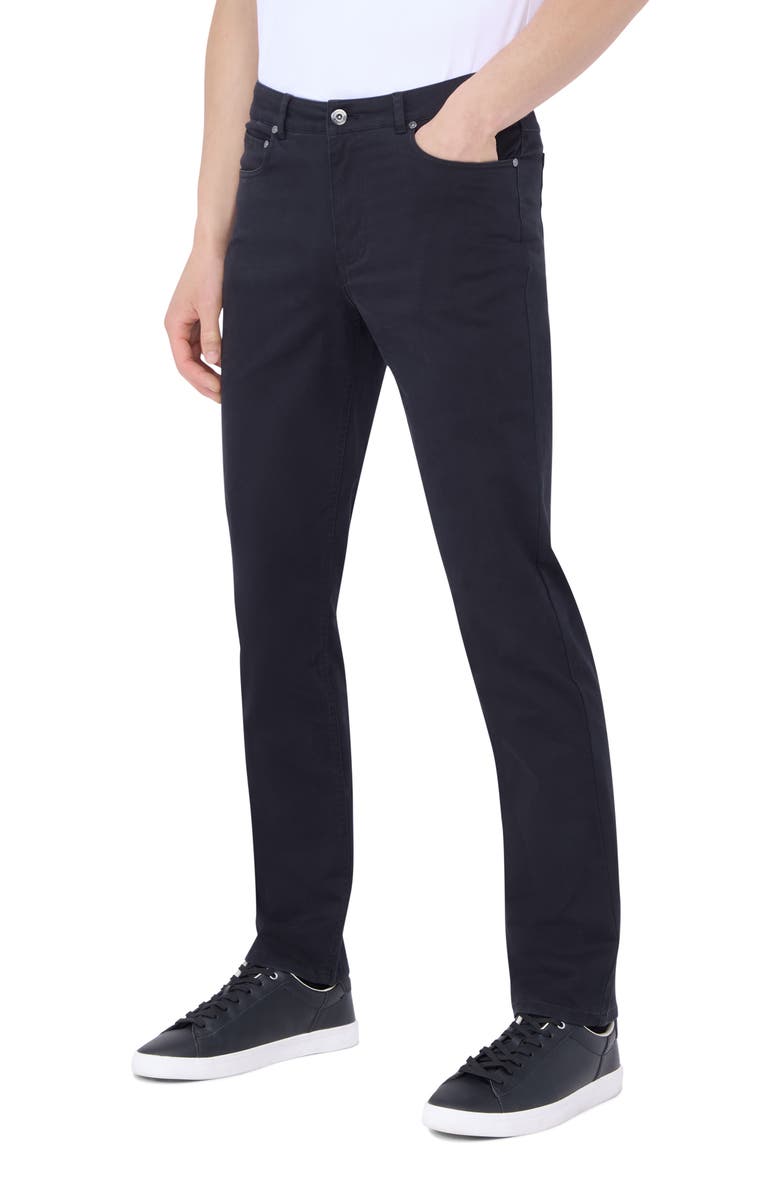 Bugatchi Preston Straight Leg Five Pocket Pants, Main, color, 