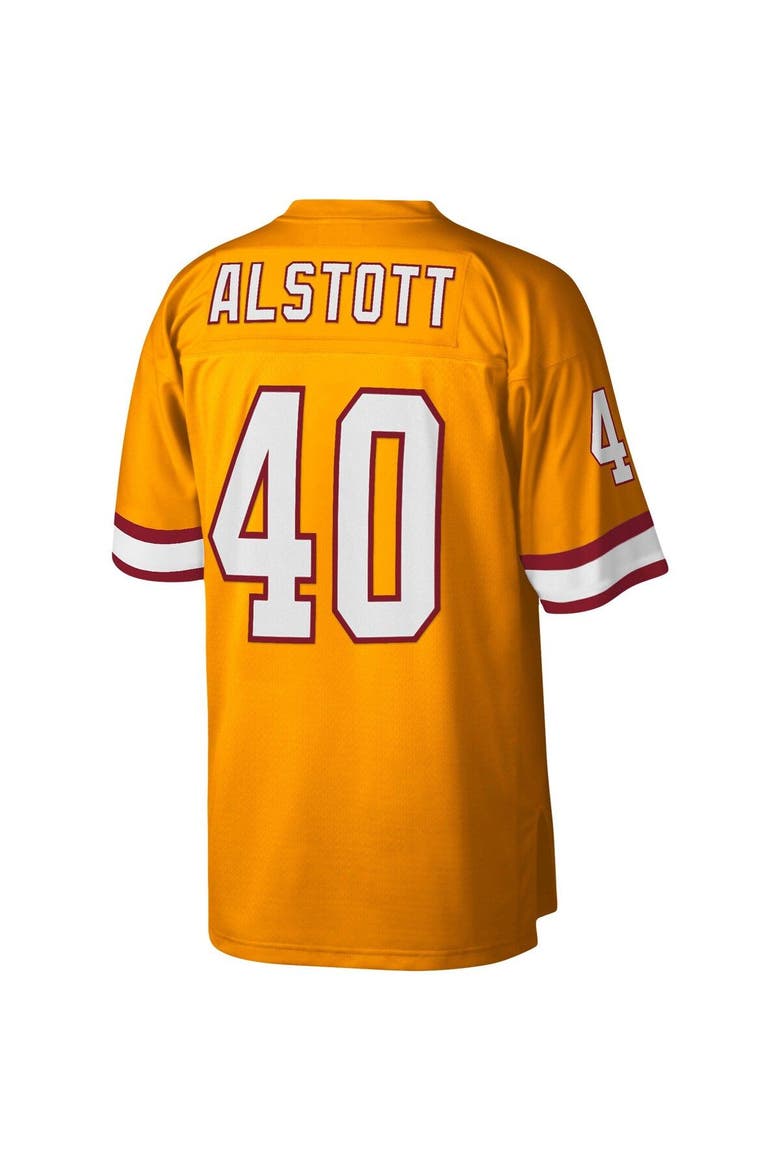 Men's Mitchell & Ness Mike Alstott Orange Tampa Bay Buccaneers Big & Tall 1996 Retired Player Replica Jersey, Alternate, color, Orange