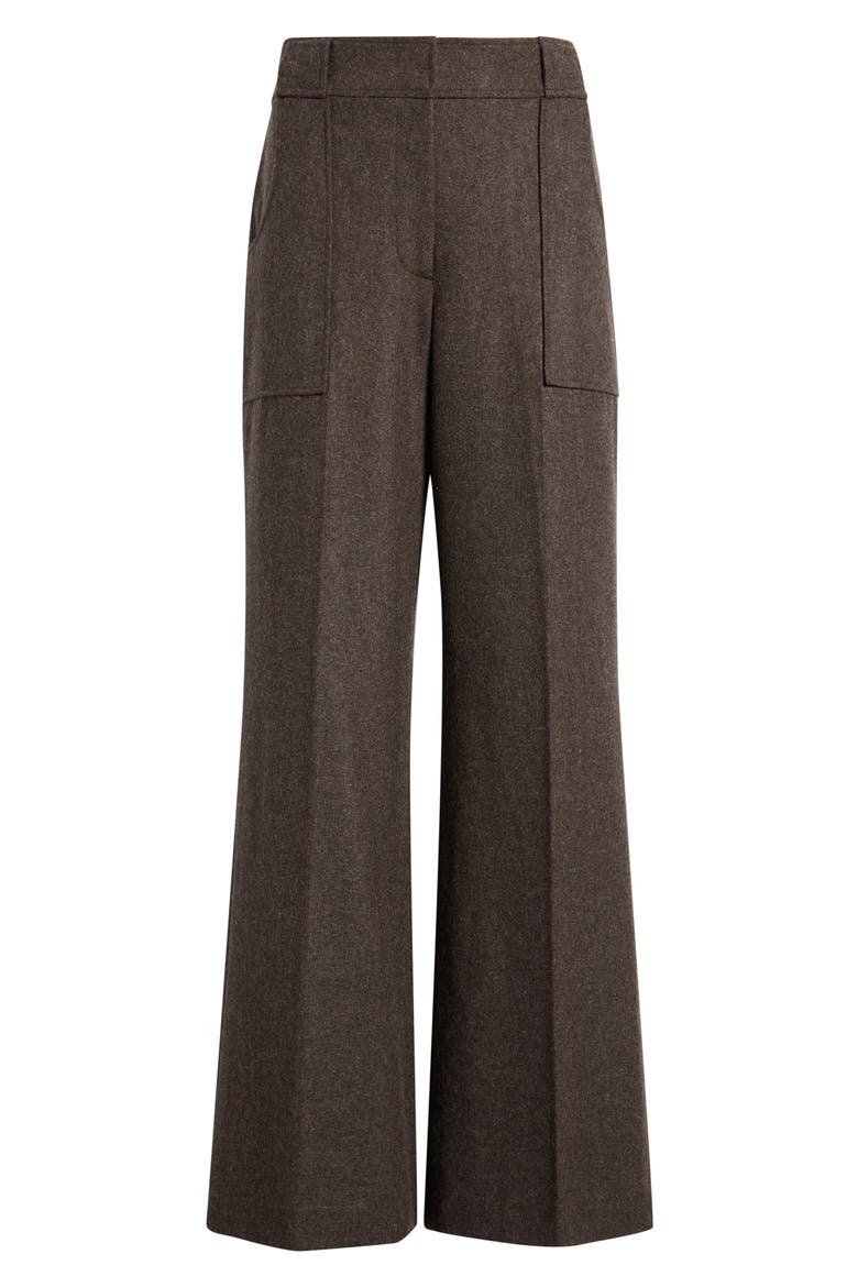 The Natalie High Waist Wide Leg Pants, Alternate, color, RHAPSODY BROWN