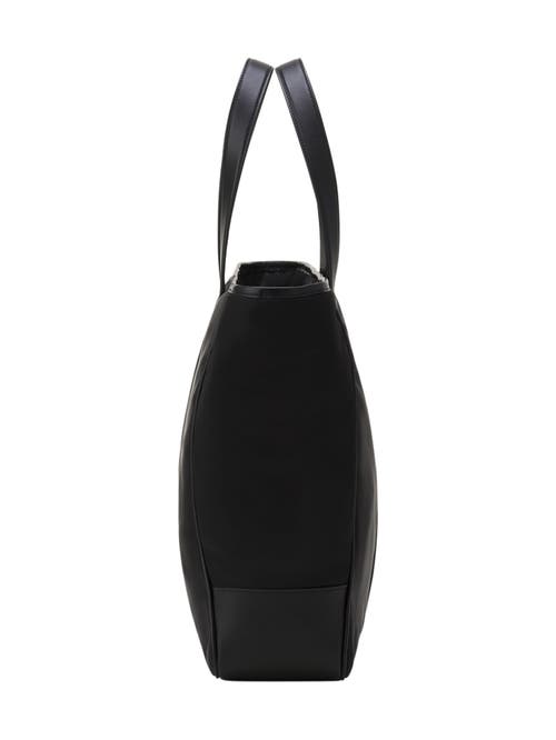 Lanvin Curb Nylon Tote Bag In Black