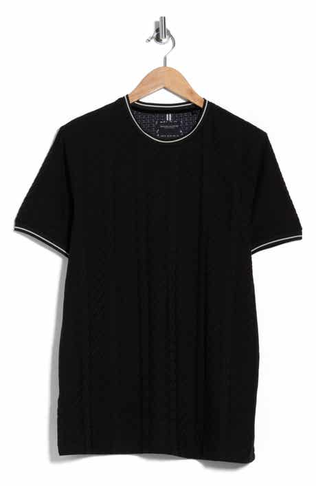 DENIM AND FLOWER Tipped Crewneck T-Shirt