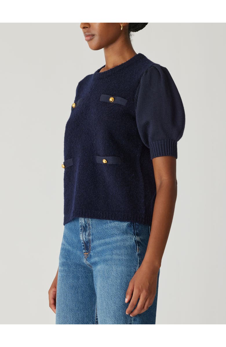 Rebecca Taylor Boucle Texture Lady Pullover Sweater, Alternate, color, 