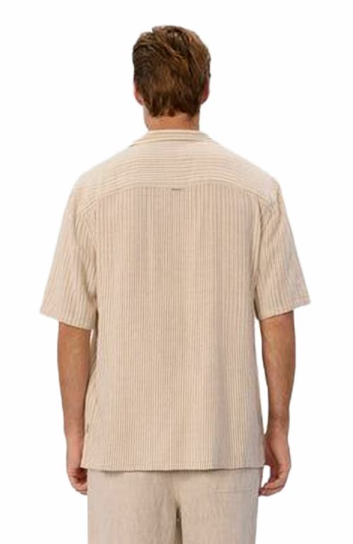 Industrie Australia The Forretta Short Sleeve Shirt In Neutral