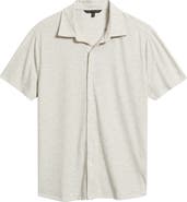 Robert Barakett Anton Knit Button-Up Polo