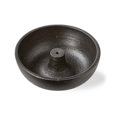 Amani Bowl Black Iron Incense Stick Holder Dishwasher Safe