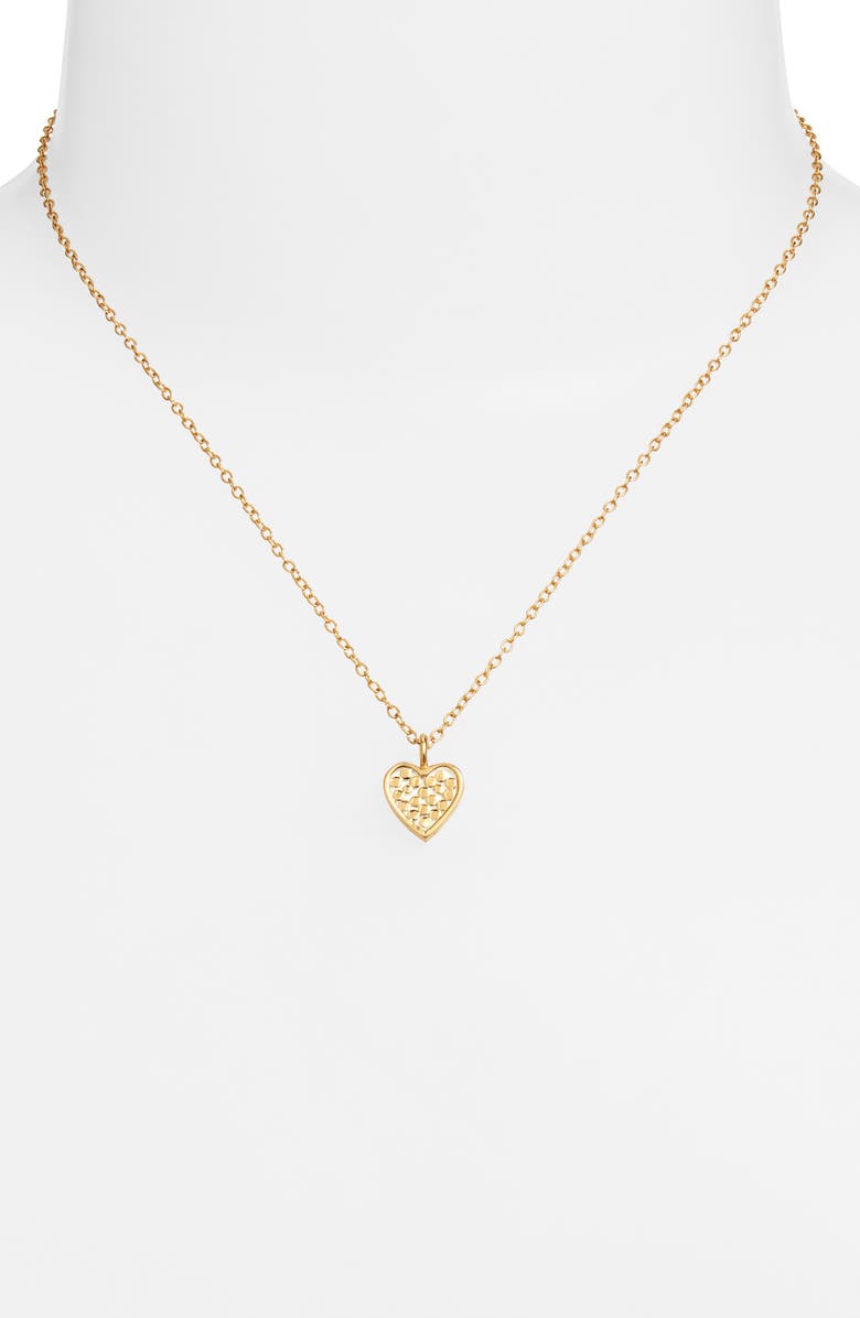 Anna Beck Small Classic Heart Reversible Pendant Necklace, Alternate, color, 