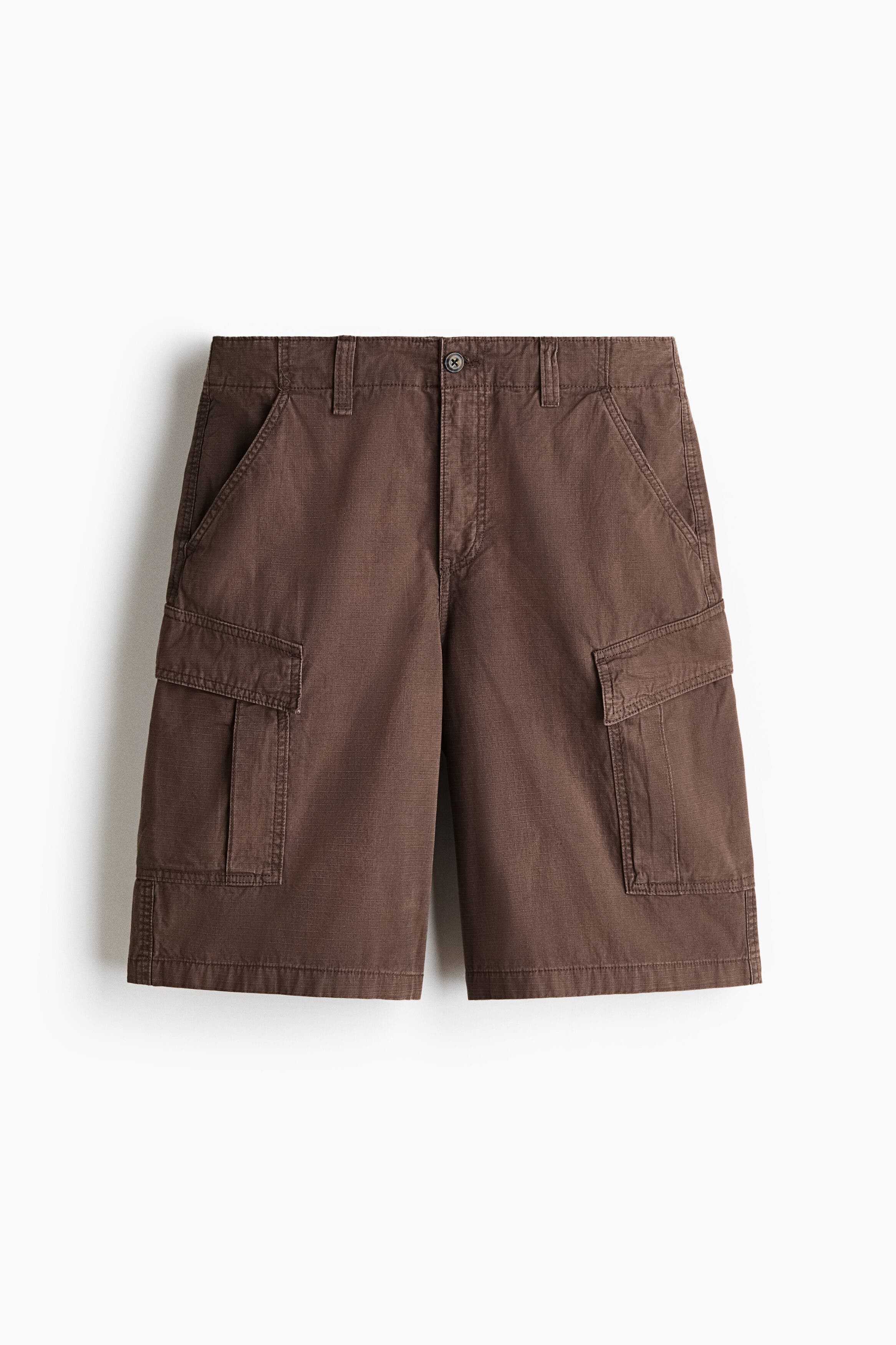 Loose Fit Cotton Cargo Shorts - image 3