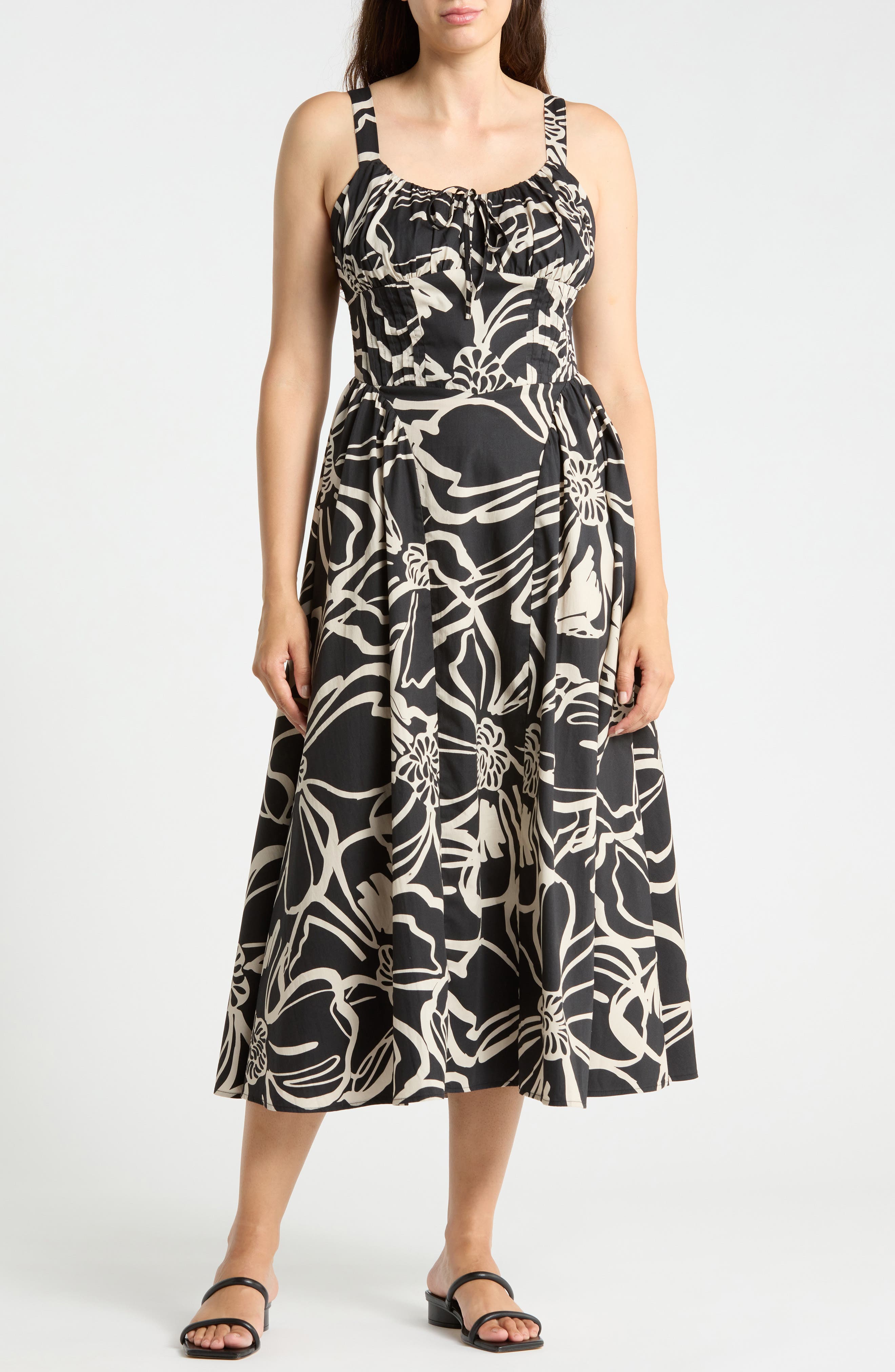 selected BLACK ABSTRACT BLOOMS