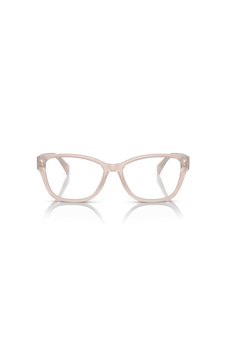 55mm Rectangle optical glasses, Alternate, color, Pink