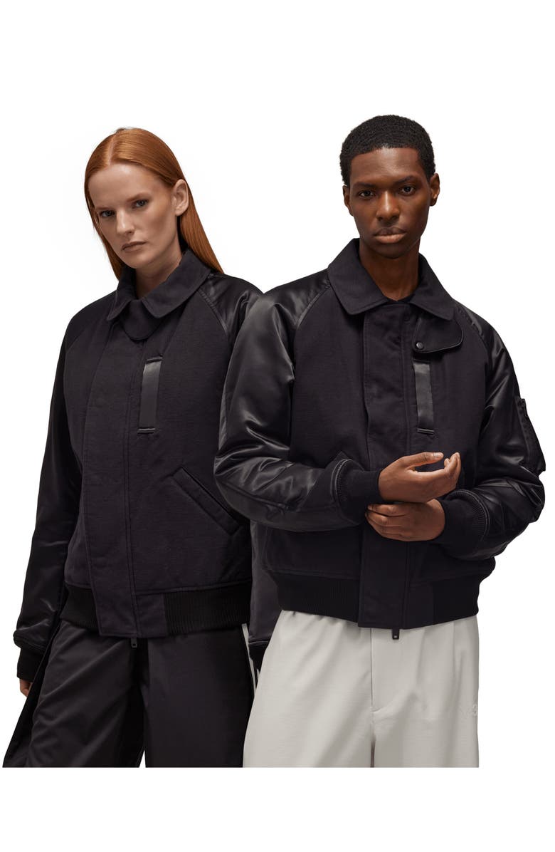 Y-3 Water Resistant Insulated Flight Jacket, Alternate, color,