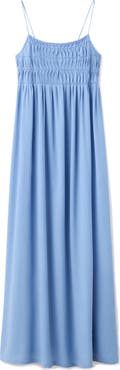 MANGO TEEN Beaded Detail Long Dress