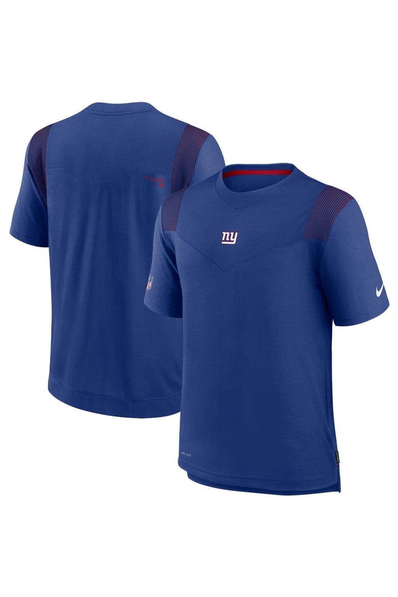 Men's Nike Royal New York Giants Sideline Player UV Performance T-Shirt, Main, color, Royal