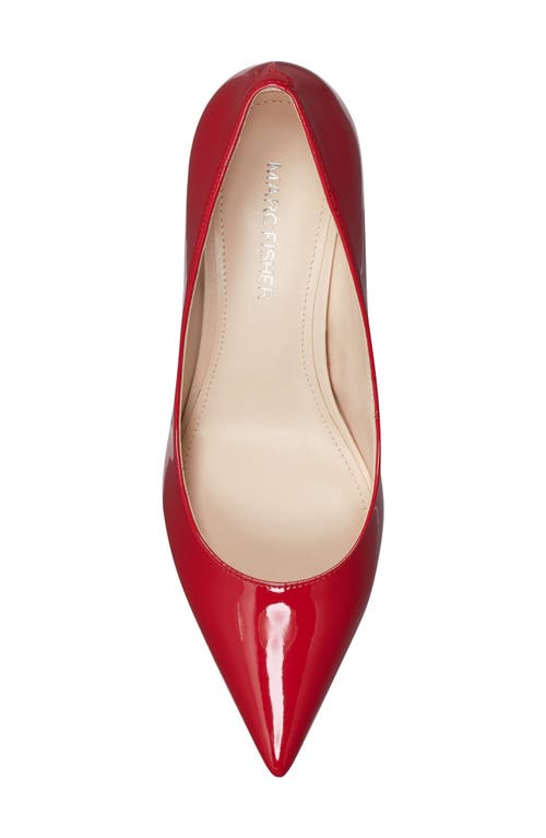 Marc Fisher Alola Pointed Toe Pump In Red