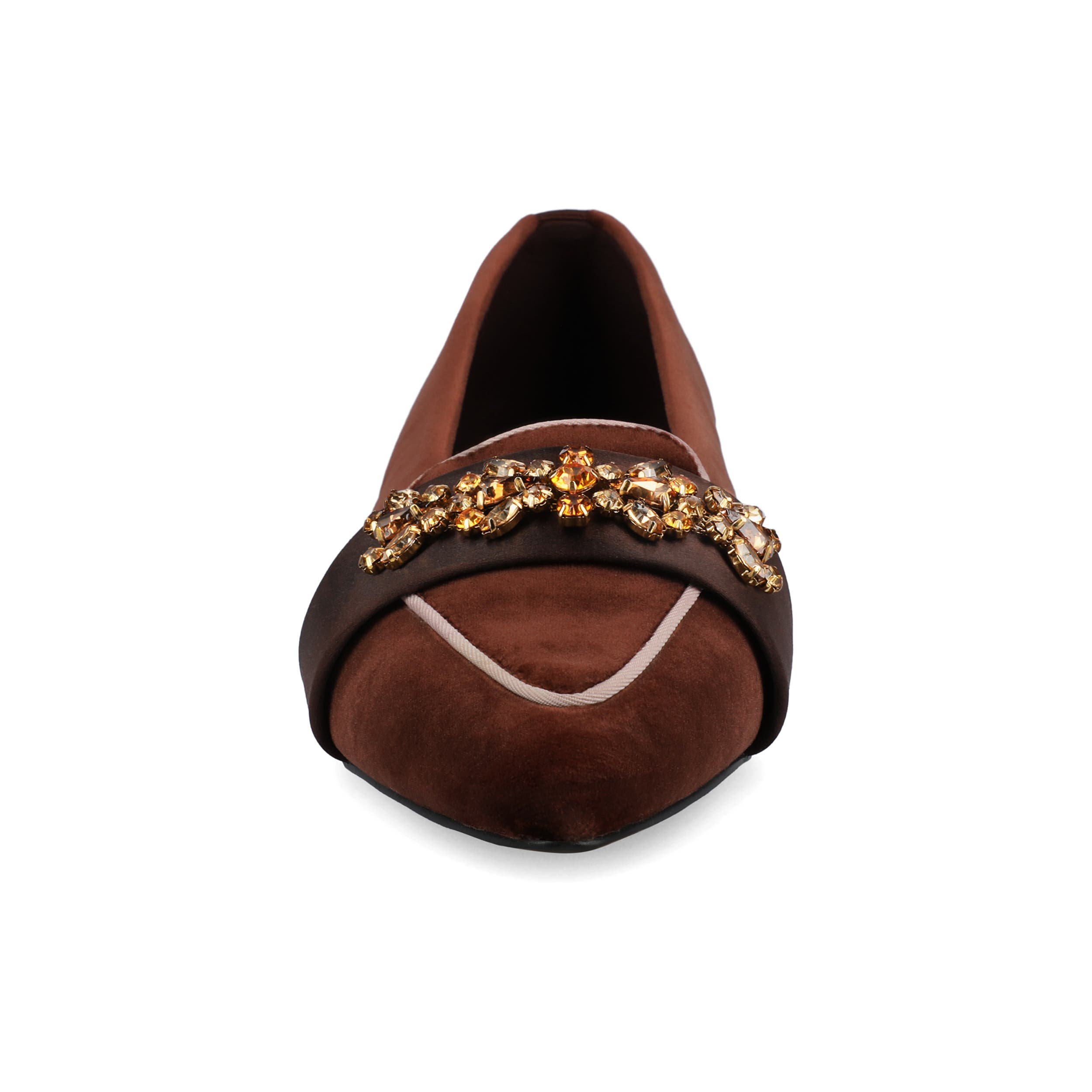 Birdies The Sparrow Loafer Velvet Jewel, Alternate, color, Brandy