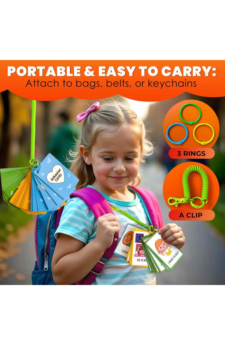 Quokka Autism Learning Materials - Communication Cards for Kids, Alternate, color, Autism