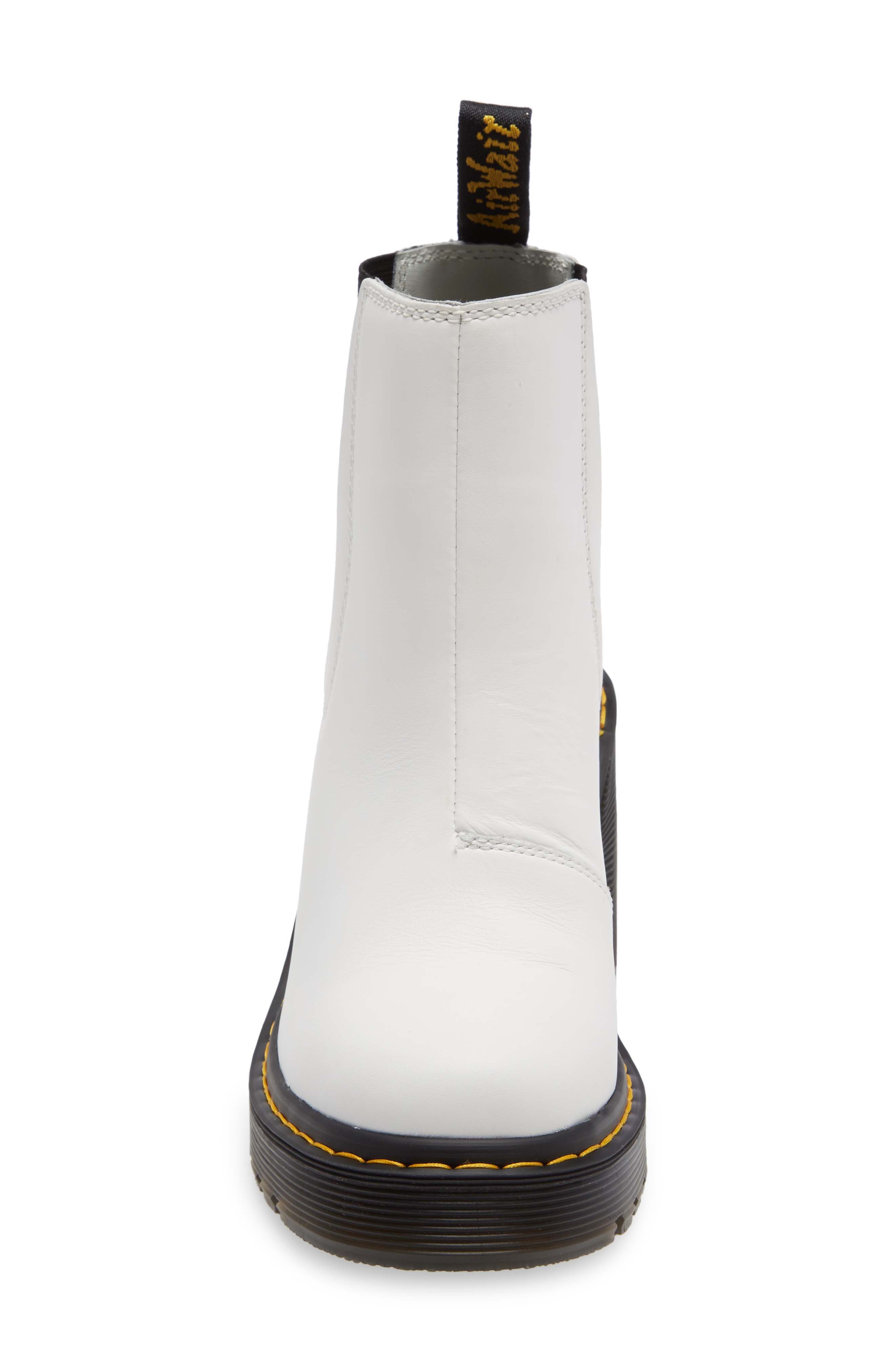 Spence Sendel Chelsea Boot, Alternate, color, WHITE LEATHER