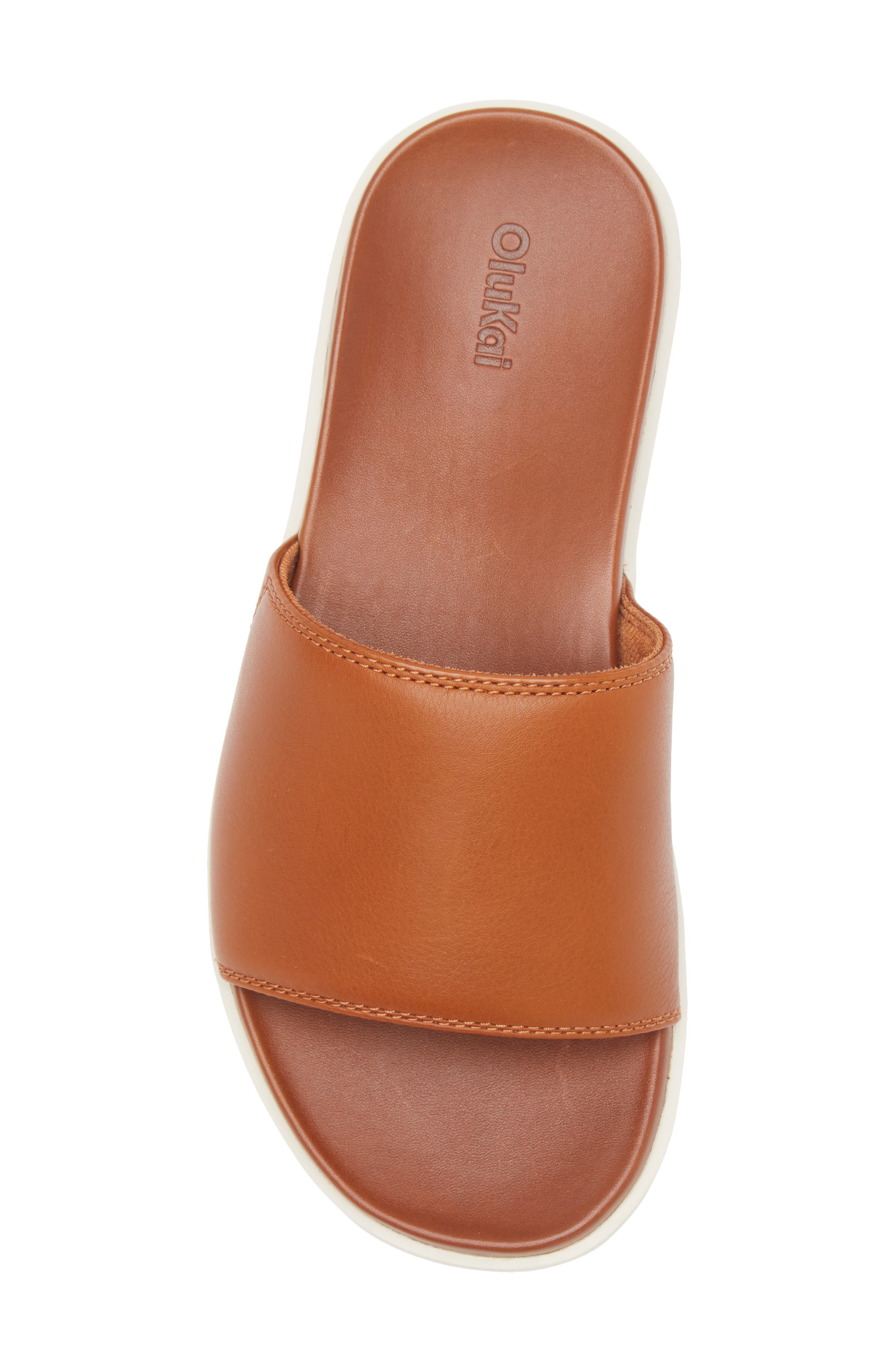 Olali Slide Sandal, Alternate, color, FOX / FOX