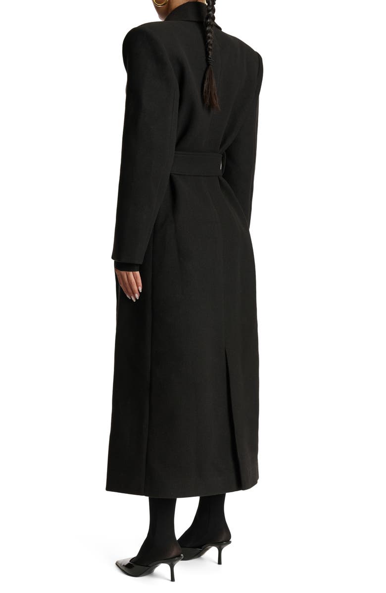 Naked Wardrobe Power Oversized Coat, Alternate, color, Black