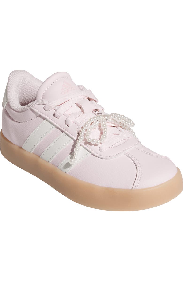 adidas Kids' VL Court 3.0 Sneaker, Main, color, Distilled Pink/ Clear Pink