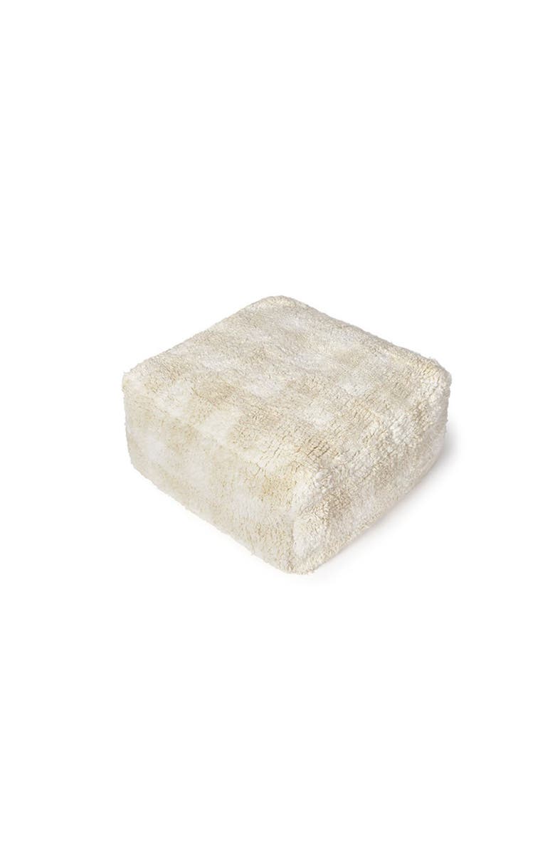 Lorena Canals Pouf Vichy, Alternate, color, Ivory, Natural