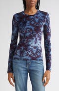 Etro Paisley Burnout Jersey Top