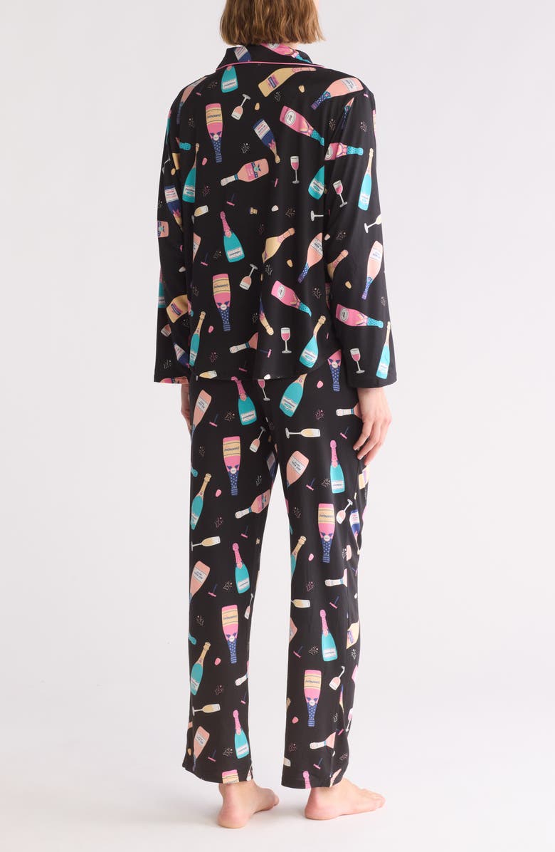 PJ COUTURE Print Long Pajamas, Alternate, color, 