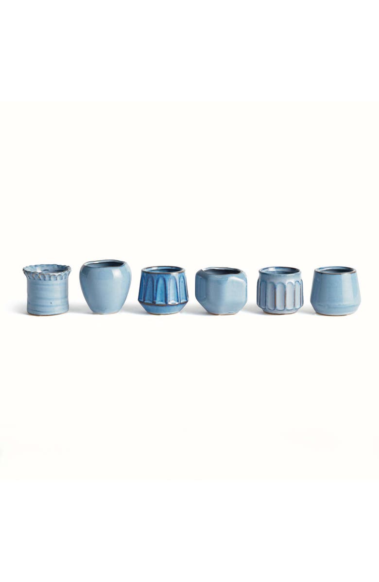 Napa Home & Garden DEZIE MINI POTS Set of 6, Main, color, Blue