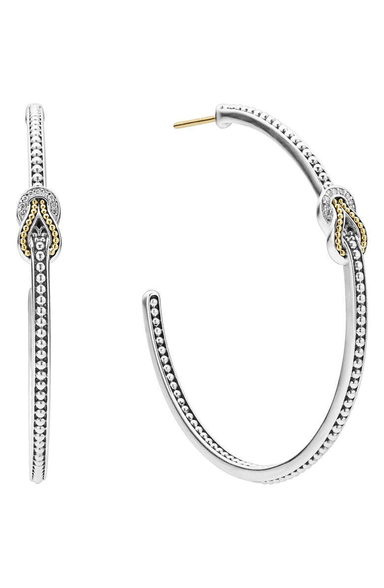 LAGOS Newport Hoop Earrings, Main, color,