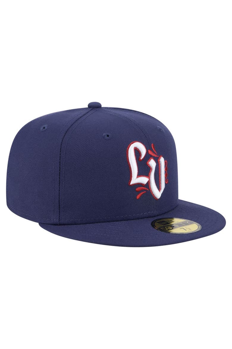 Men's New Era  Blue Lehigh Valley IronPigs Authentic Collection 59FIFTY Fitted Hat, Alternate, color, Navy