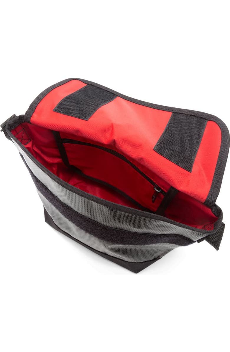 Manhattan Portage Vinyl Crossbody Bag Ver 2, Alternate, color, Black