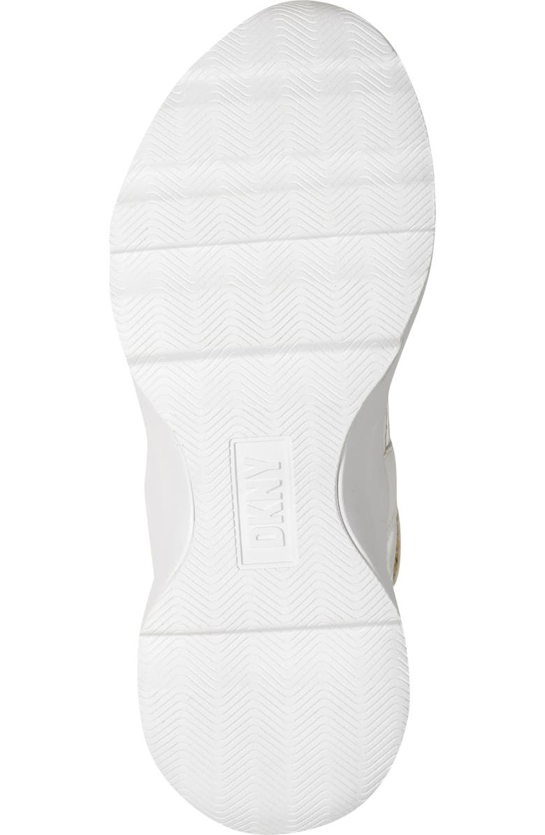DKNY Juna Wedge Sneaker, Alternate, color, Natural/ White