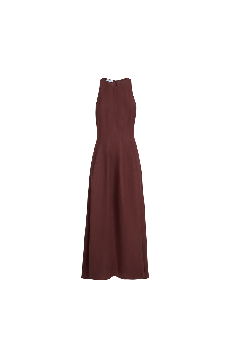 Brunello Cucinelli Fluid dress, Main, color, Bordeaux