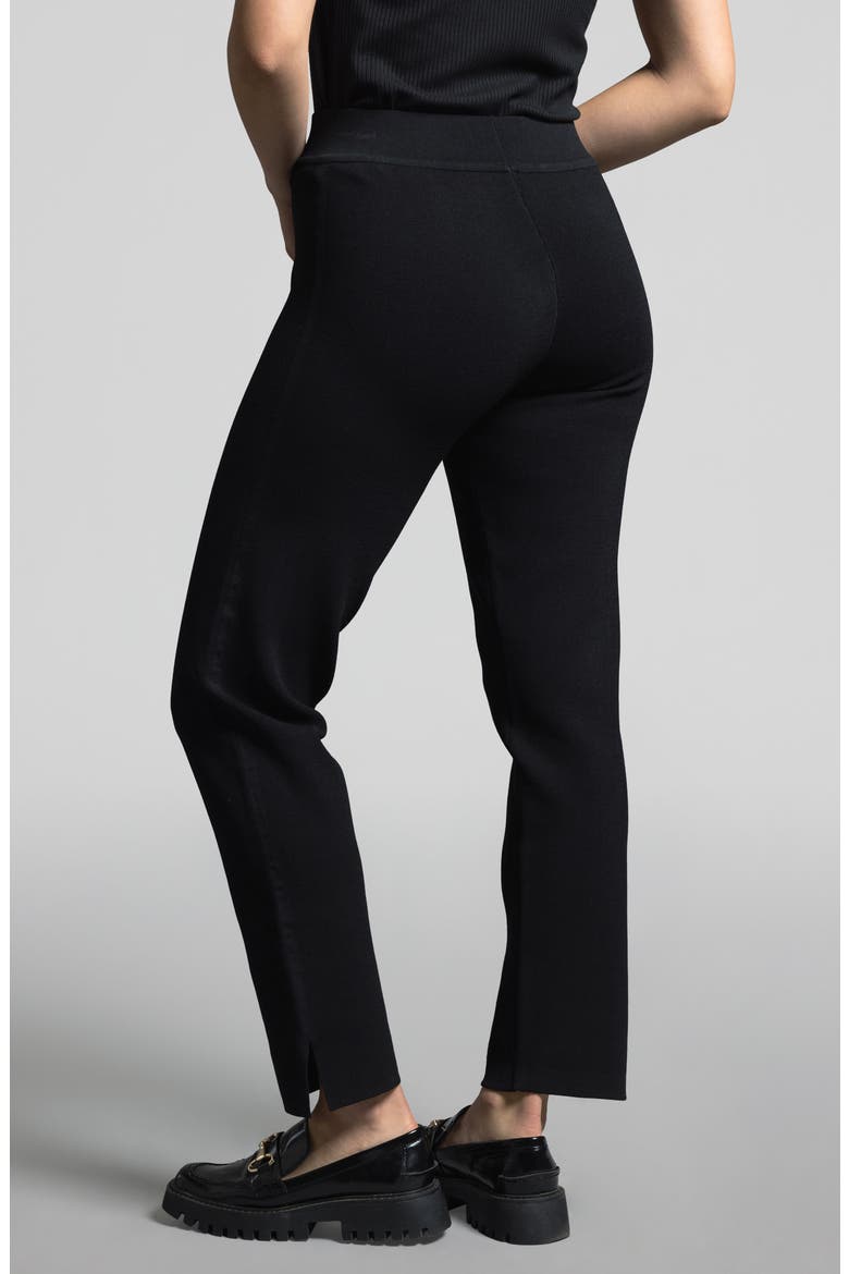 Celestia Stretch Pants, Alternate, color, BLACK