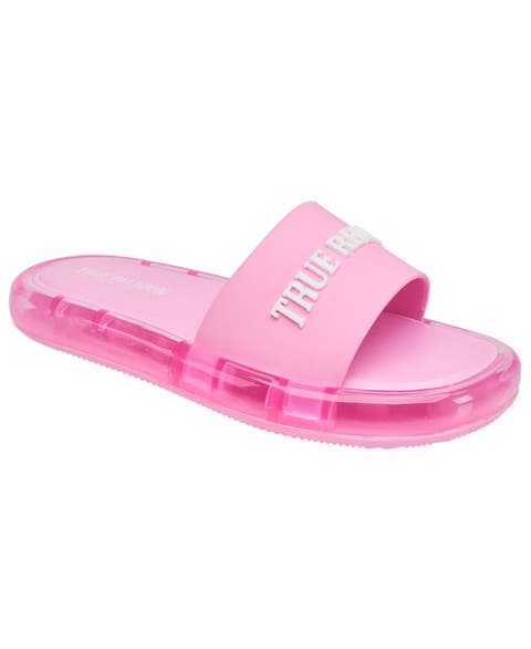 Logo Strap Jelly Slide
