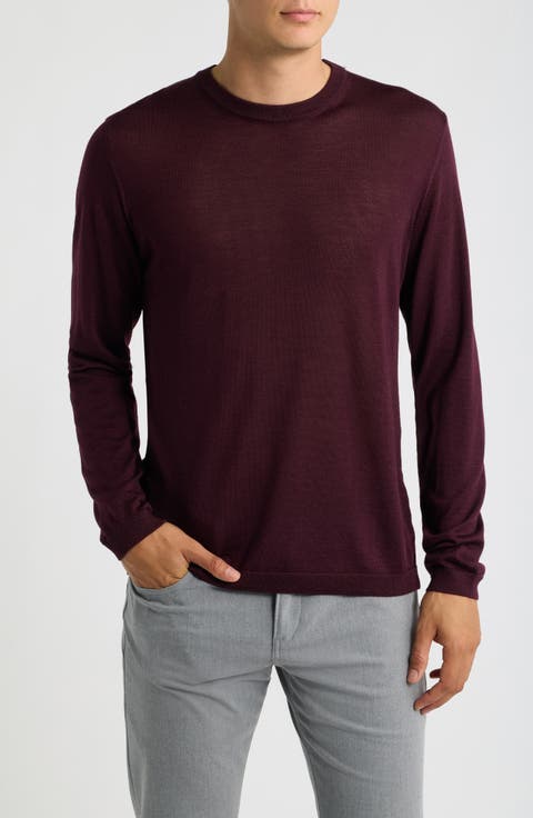 Wool & Silk Crewneck Sweater