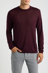 Jack Victor Wool & Silk Crewneck Sweater