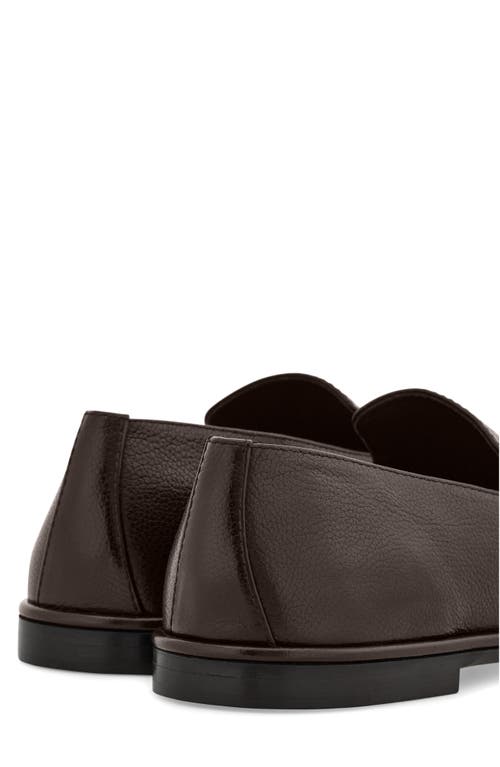 Ferragamo Apron Toe Loafer In T.moro