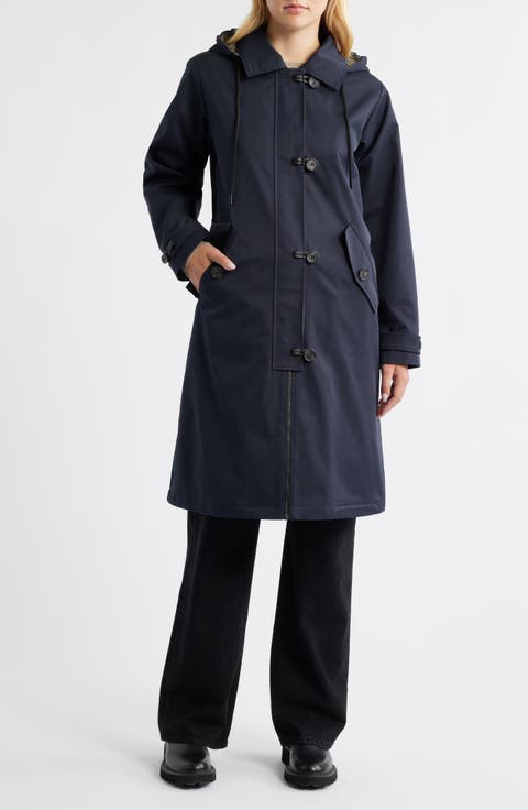 Longline Hooded Raincoat