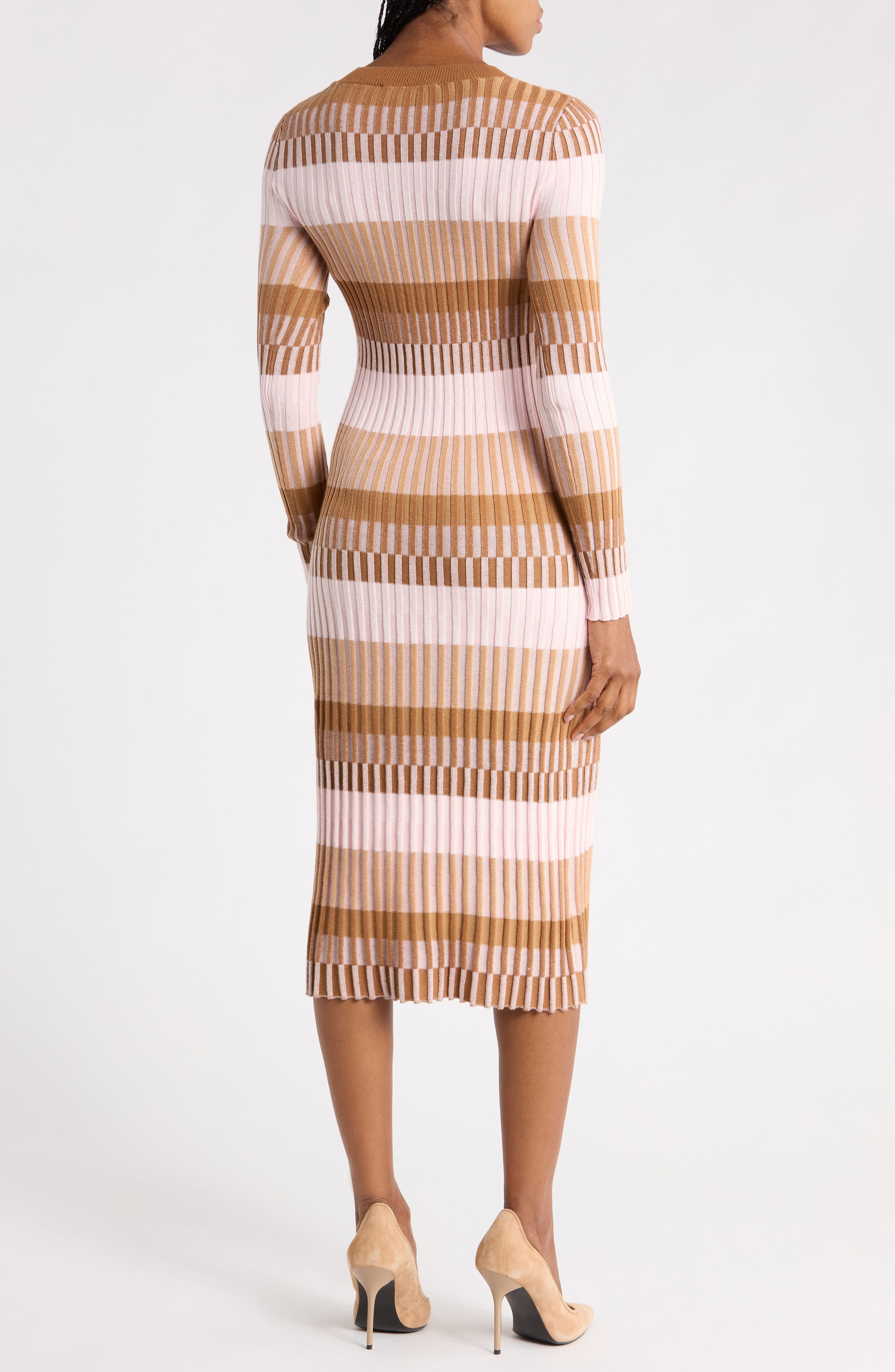 Derek Lam 10 Crosby Hadria Long Sleeve Sweater Dress (Women ...