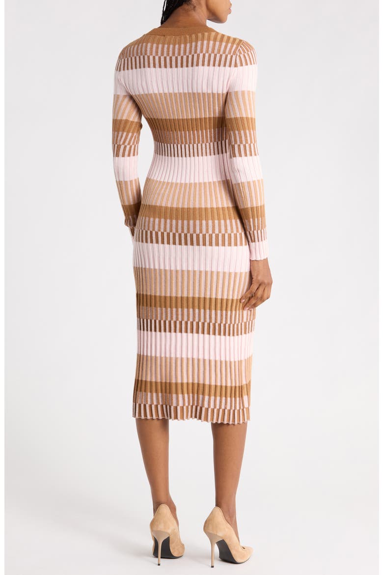 Hadria Long Sleeve Sweater Dress, Alternate, color, SPICE MULTI