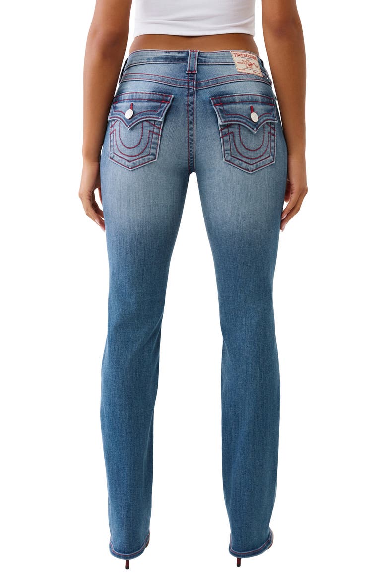 Billie Mid Rise Straight Leg Jeans, Alternate, color, MEDIUM WASH