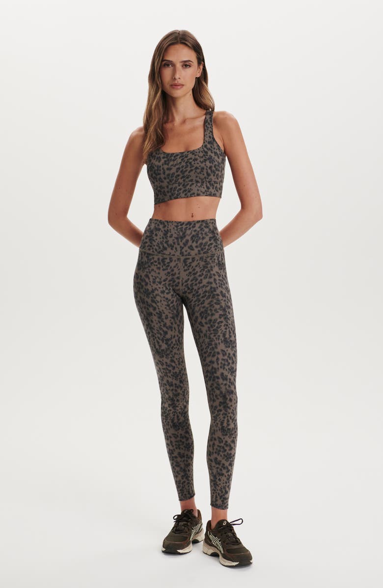 Varley FreeSoft<sup>™</sup> Cori Sports Bra, Alternate, color, Brown Contrast Cheetah