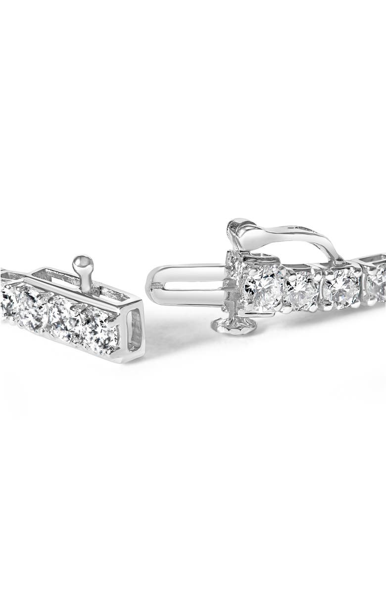 Haus of Brilliance 10K White Gold 6.00 Cttw Classic Natural Diamond Tennis Bracelet, Alternate, color, White Gold
