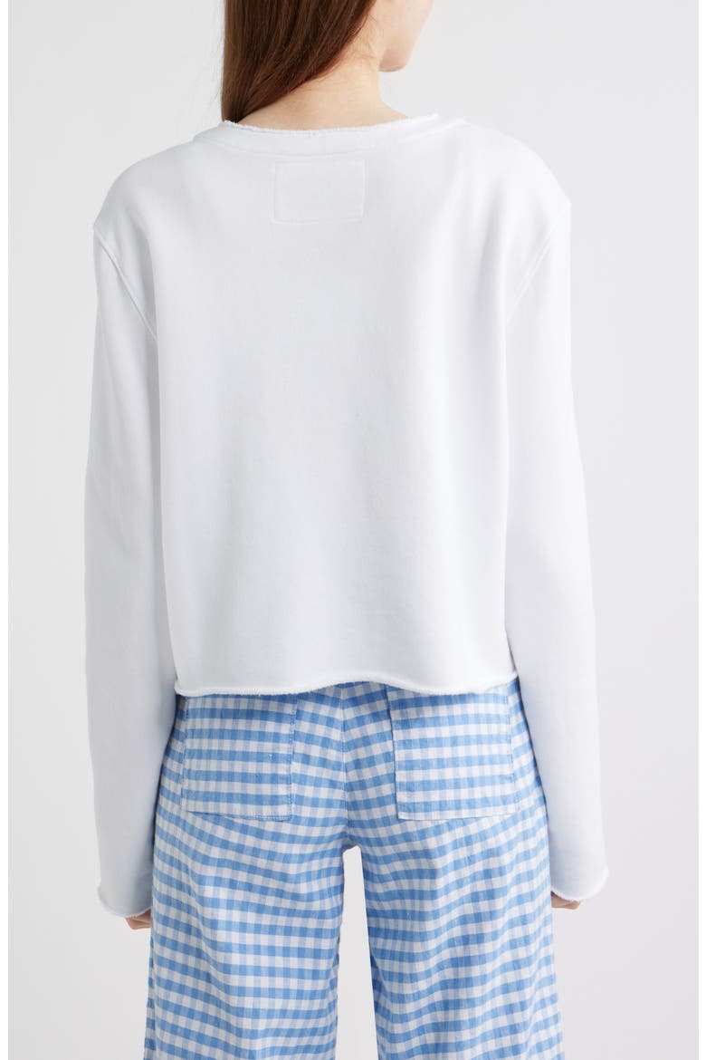 Jackie Shrunken Cardigan, Alternate, color, WHITE