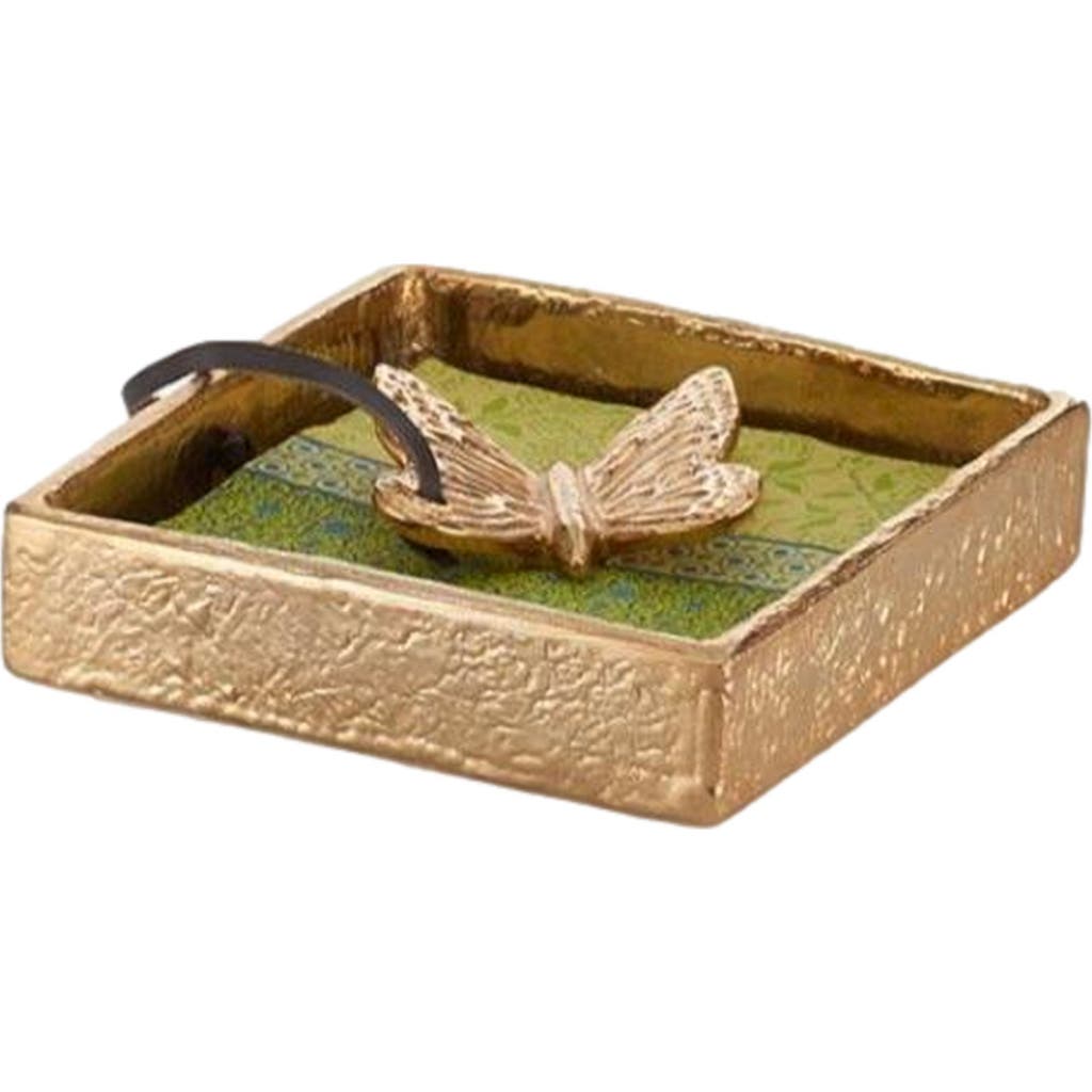 Lunares Nest Cocktail Napkin Holder Gold In Gold