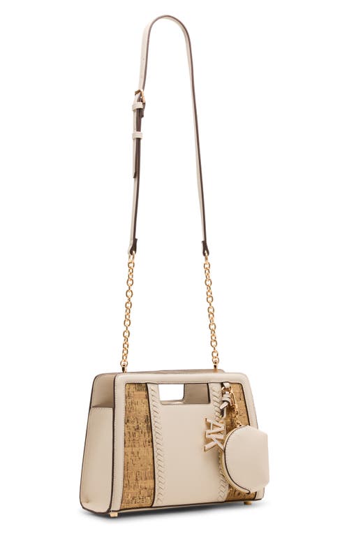 ANNE KLEIN ANNE KLEIN CONVERTIBLE CORK TRIM CLUTCH