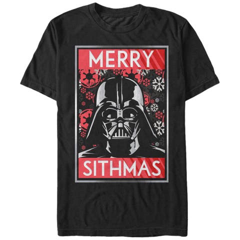 Men's Star Wars Christmas Sithmas Darth Vader  Graphic T-Shirt