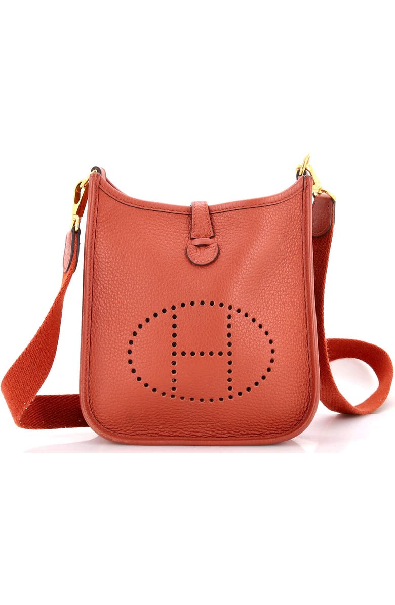 Pre-Owned Hermes Evelyne Bag Gen III Clemence TPM, Main, color, Cuivre